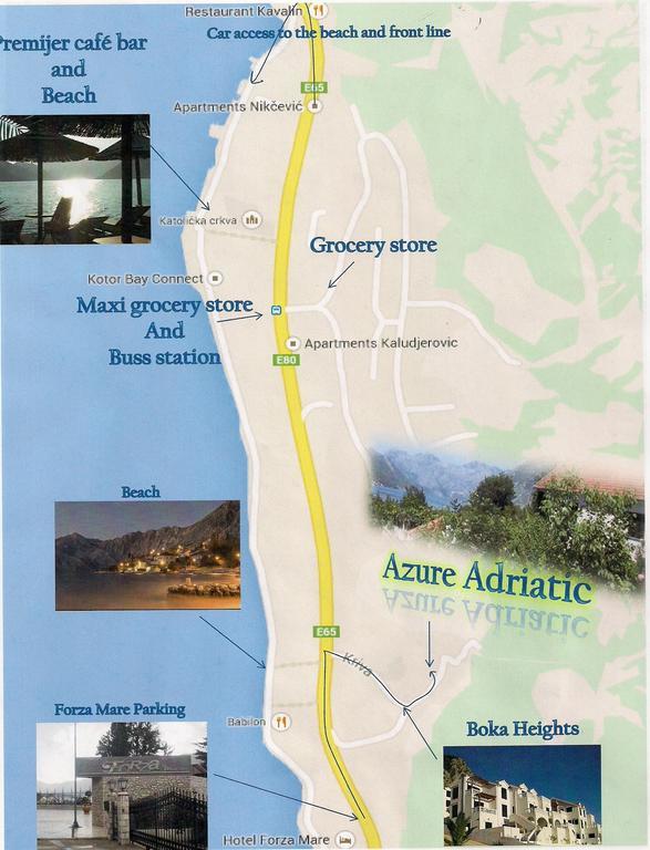 Apartamento Azure Adriatic Kotor Habitación foto